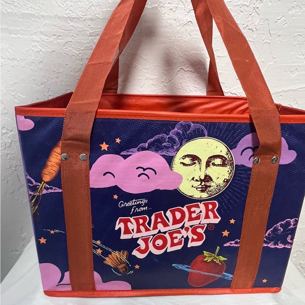 Trader Joe's Stand-Up Collapsible Grocery Tote Bag - Picture 5 of 11